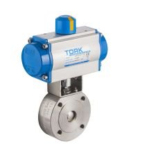 PAV 909 Serisi Tek Etkili Pnömatik Aktüatörlü 2/2 Yollu Monoblok Paslanmaz Çelik Gövdeli Küresel Vanalar