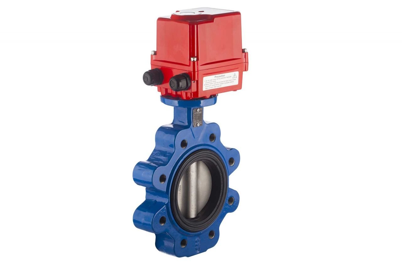 EAV 803 Serisi Elektrik Aktüatörlü 1140 Tip EPDM Contalı Lug Tip Kelebek Vanalar