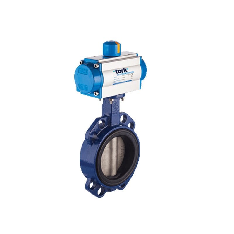 PAV 800 Serisi Pnömatik Aktüatörlü Kelebek Vana (Tek Etkili)